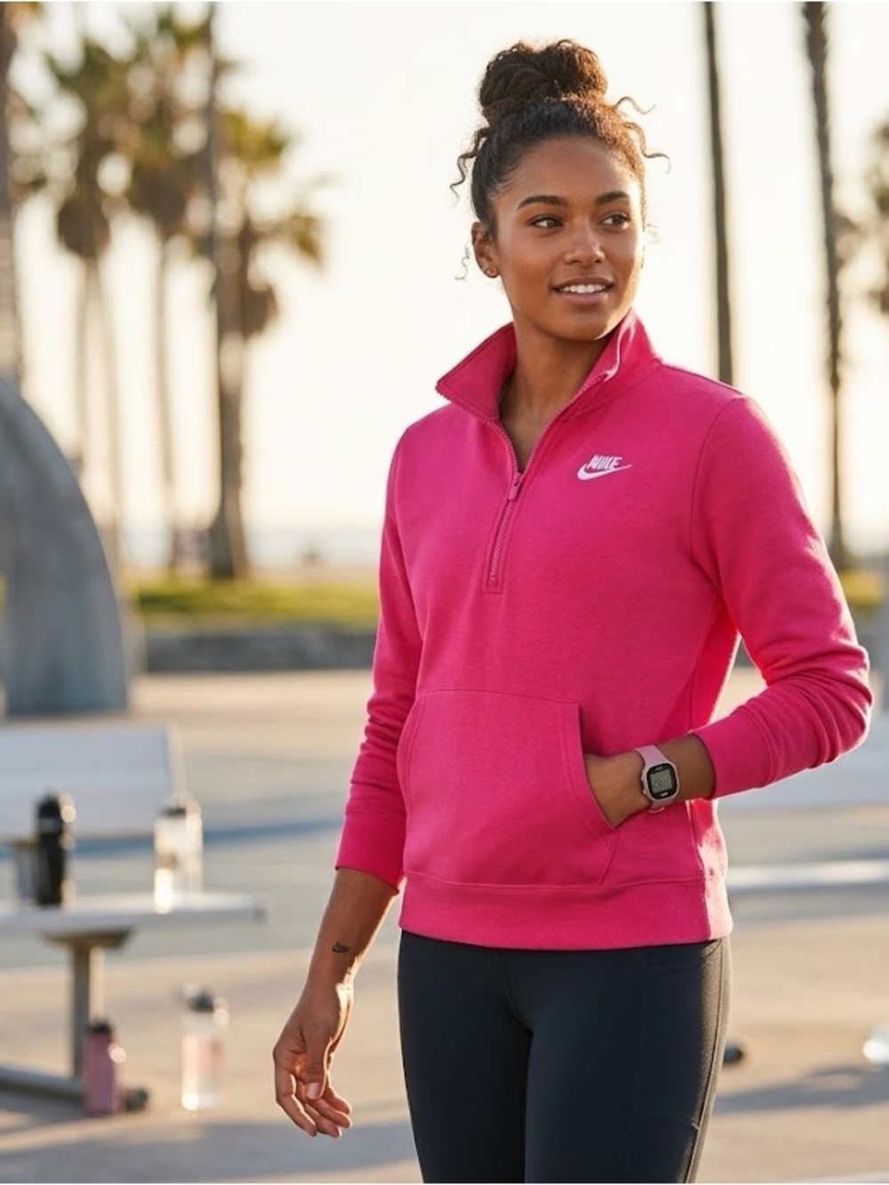 NWT Nike NSW Club Fleece Quarter Zip